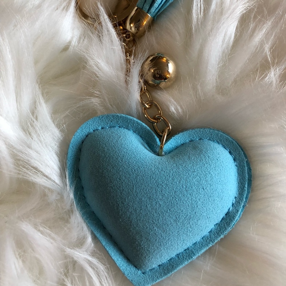 💕Turquoise Heart Purse Charm💕 - Picture 3 of 3